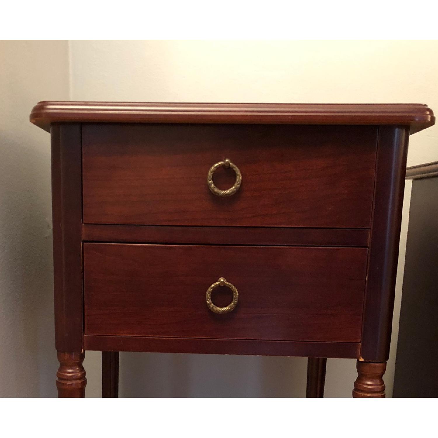 Bombay Company Classic 2 Drawer End Table - image-2