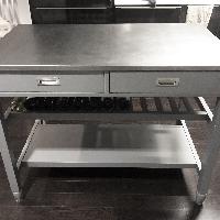 Crate Barrel Sheridan Grey Kitchen Island Aptdeco