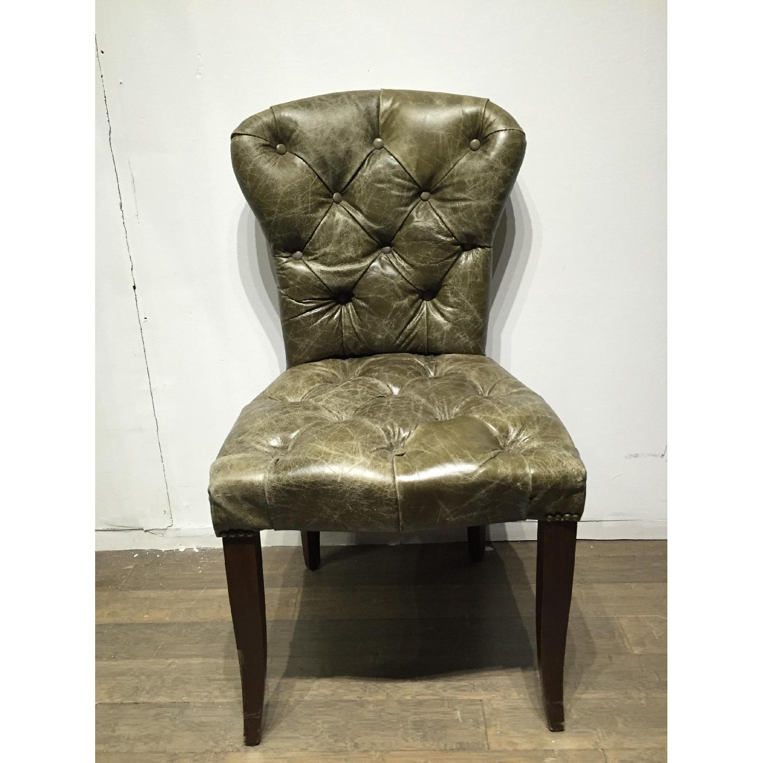 Timothy Oulton Leather Dining Chair - image-1