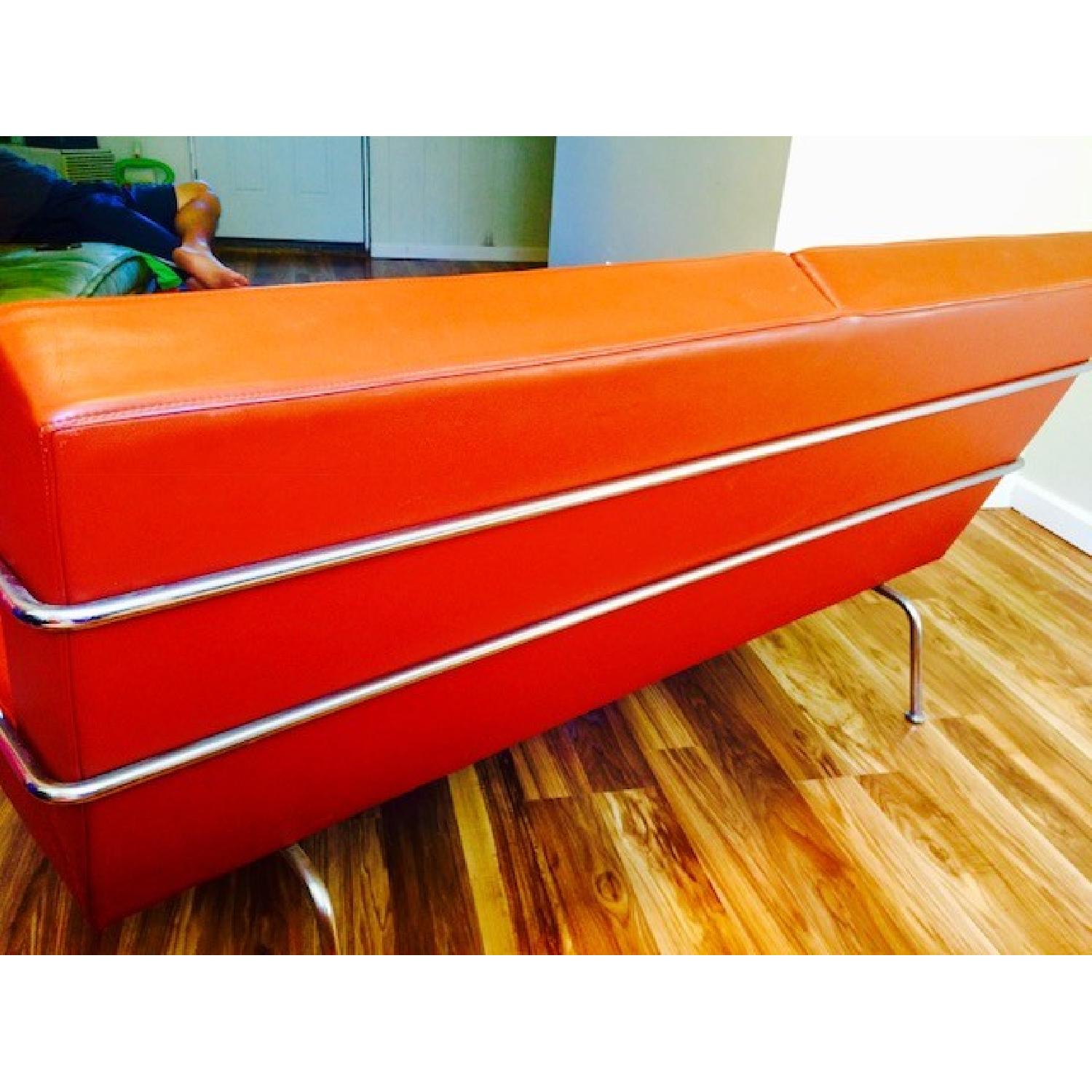 Lammhults Leather Cinema Sofa - image-5