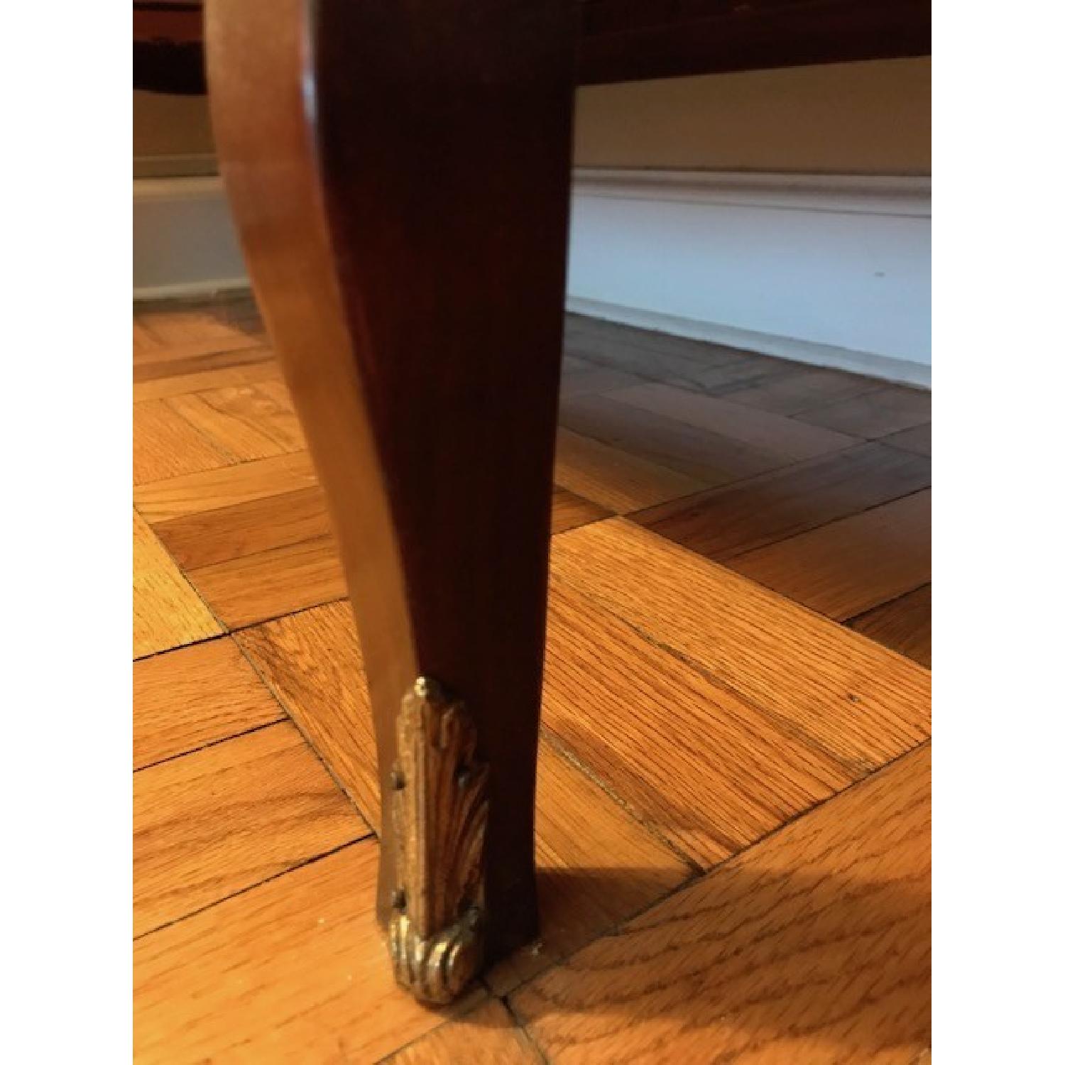 Vintage Roll Top Writing Desk w/ Drawers - image-6