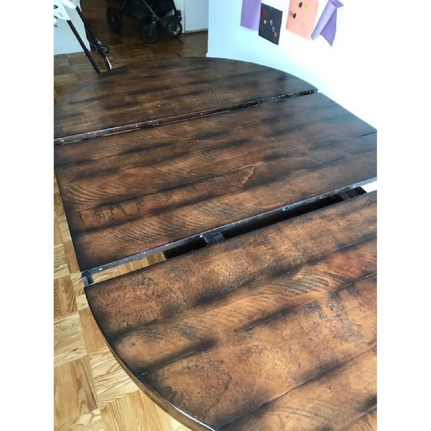 Pottery Barn Benchwright Extending Pedestal Dining Table - image-6