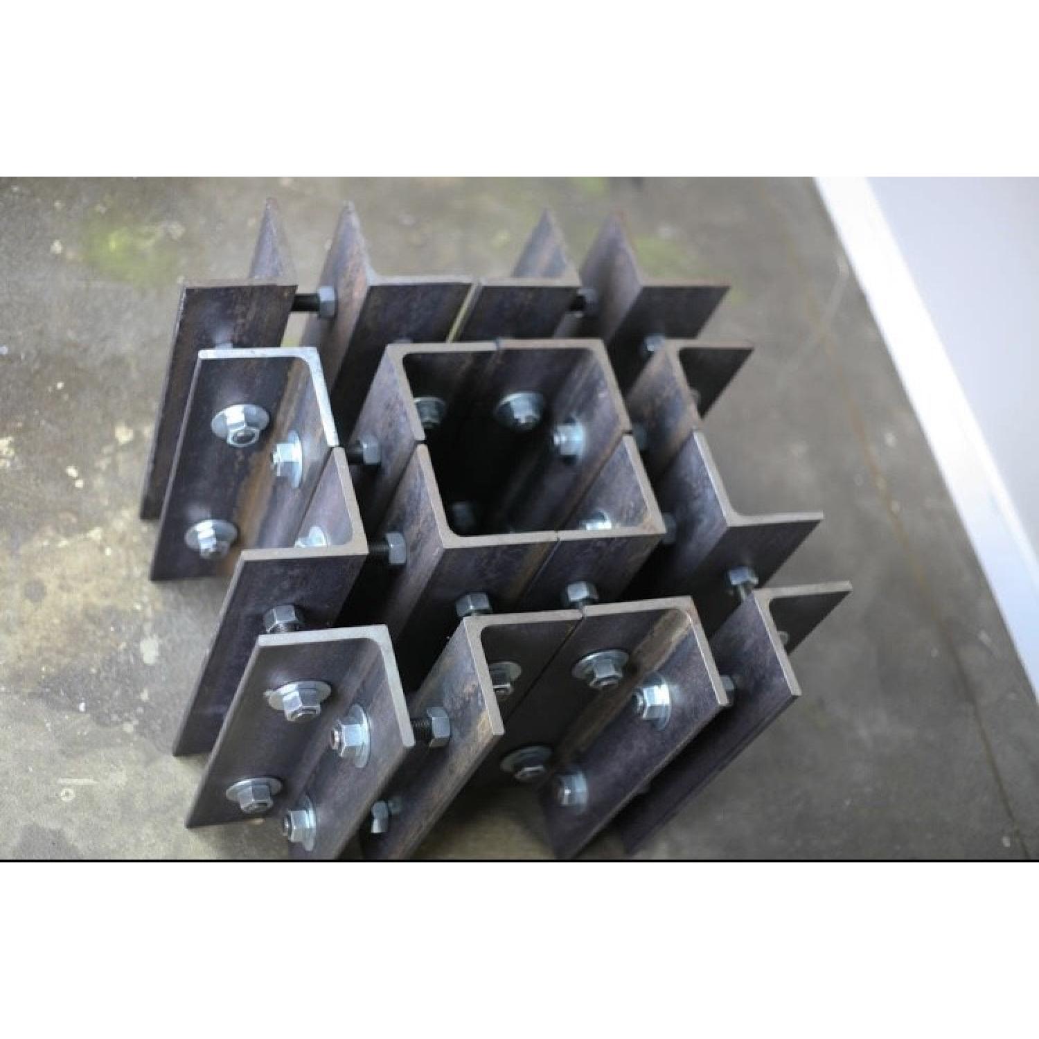 Custom Designed Glass Top Coffee Table - image-3