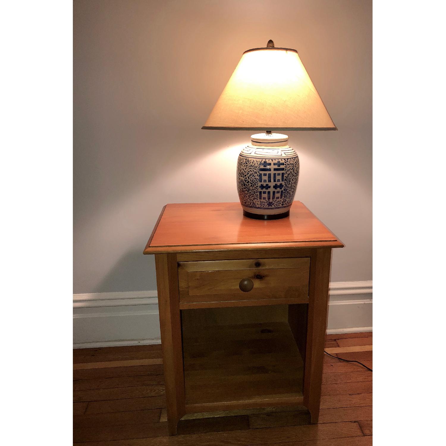 Brown Street Furniture Shaker Style Solid Wood Nightstand AptDeco