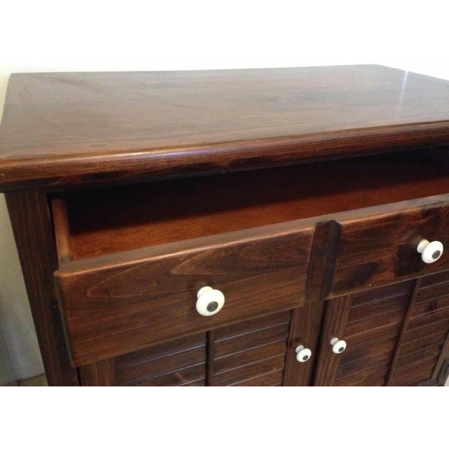 Ethan Allen Antique Pine Series Cabinet - image-5