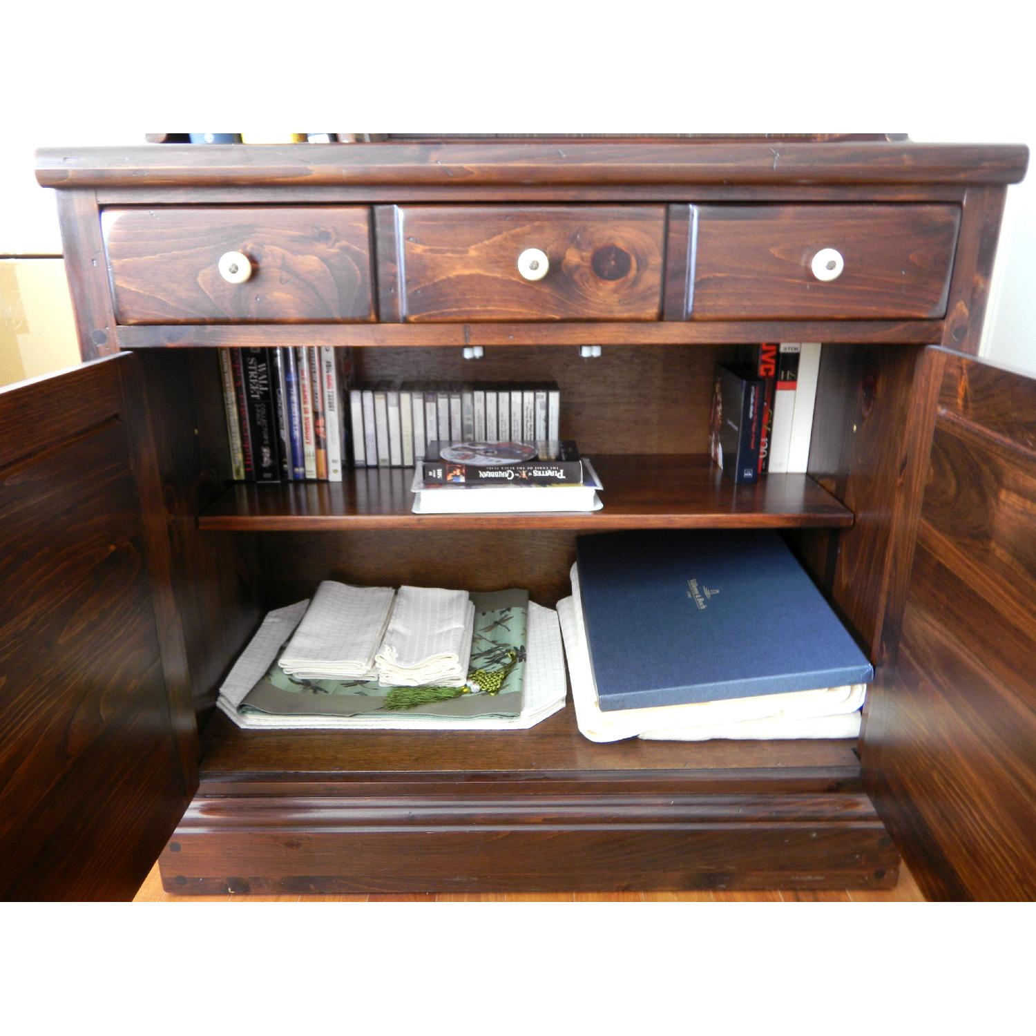 Ethan Allen Antique Pine Series Cabinet - image-6