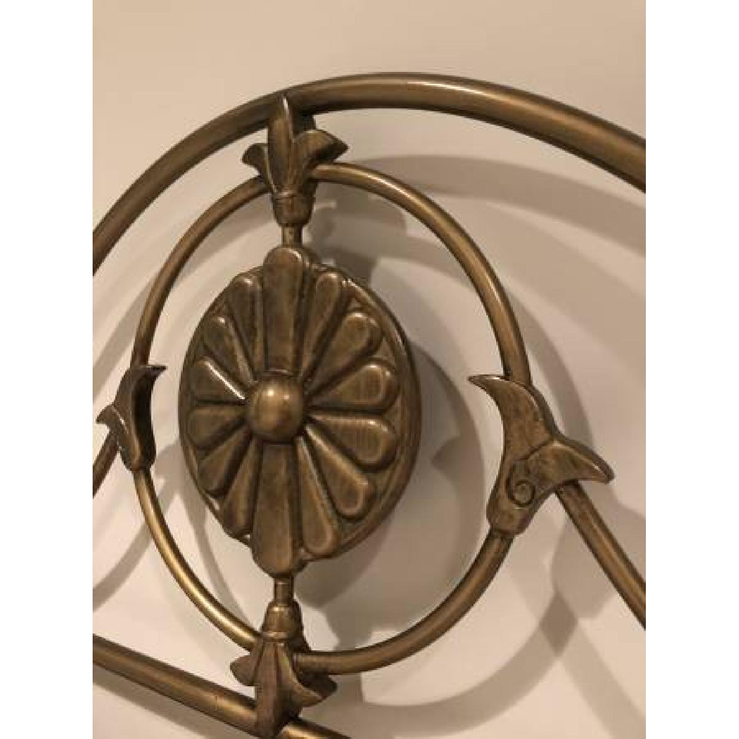 Gold Queen Canopy Bed - image-2