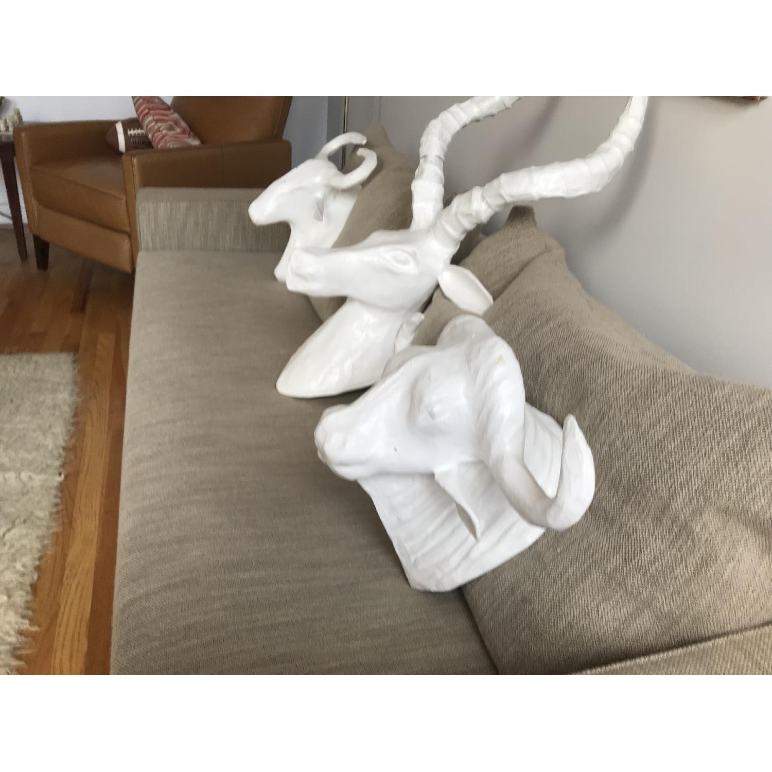 West Elm 3-Piece Paper Mache Animal Sculptures - image-5