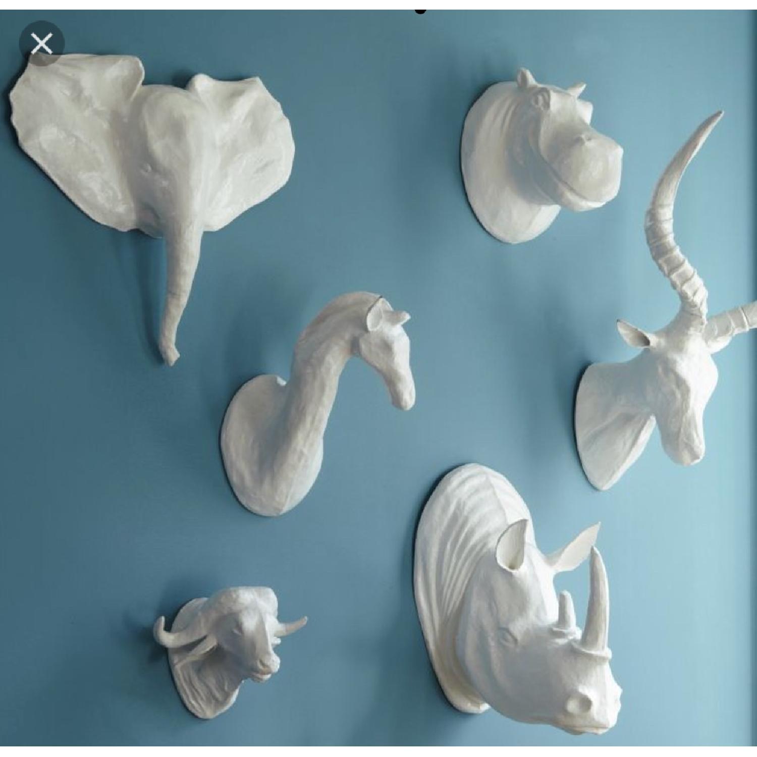 West Elm 3-Piece Paper Mache Animal Sculptures - image-13