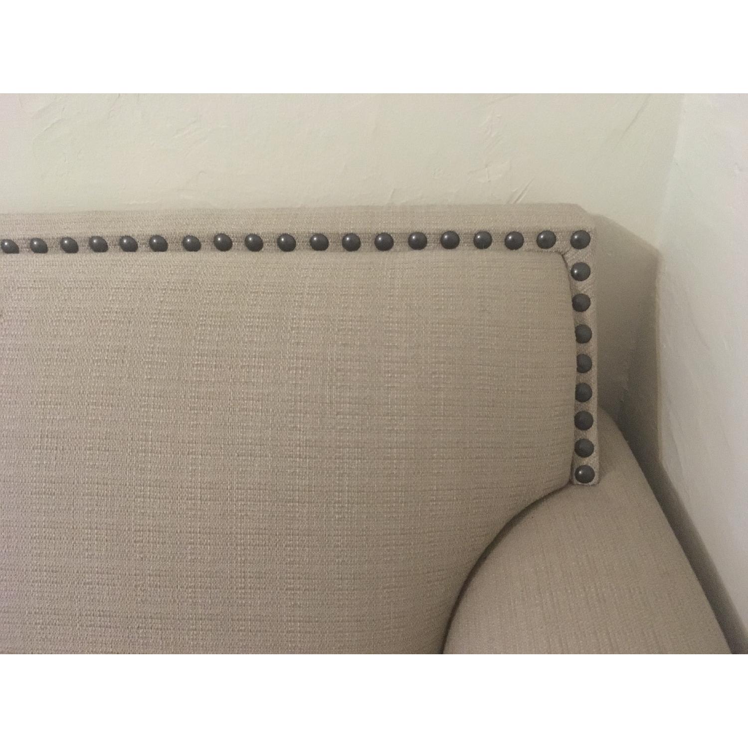Pier 1 Light Gray Carmen Sofa - image-2