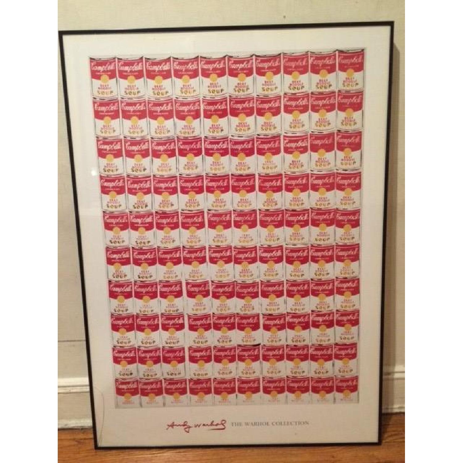 Andy Warhol 1962 Campbells Soup Cans Framed Poster - image-1