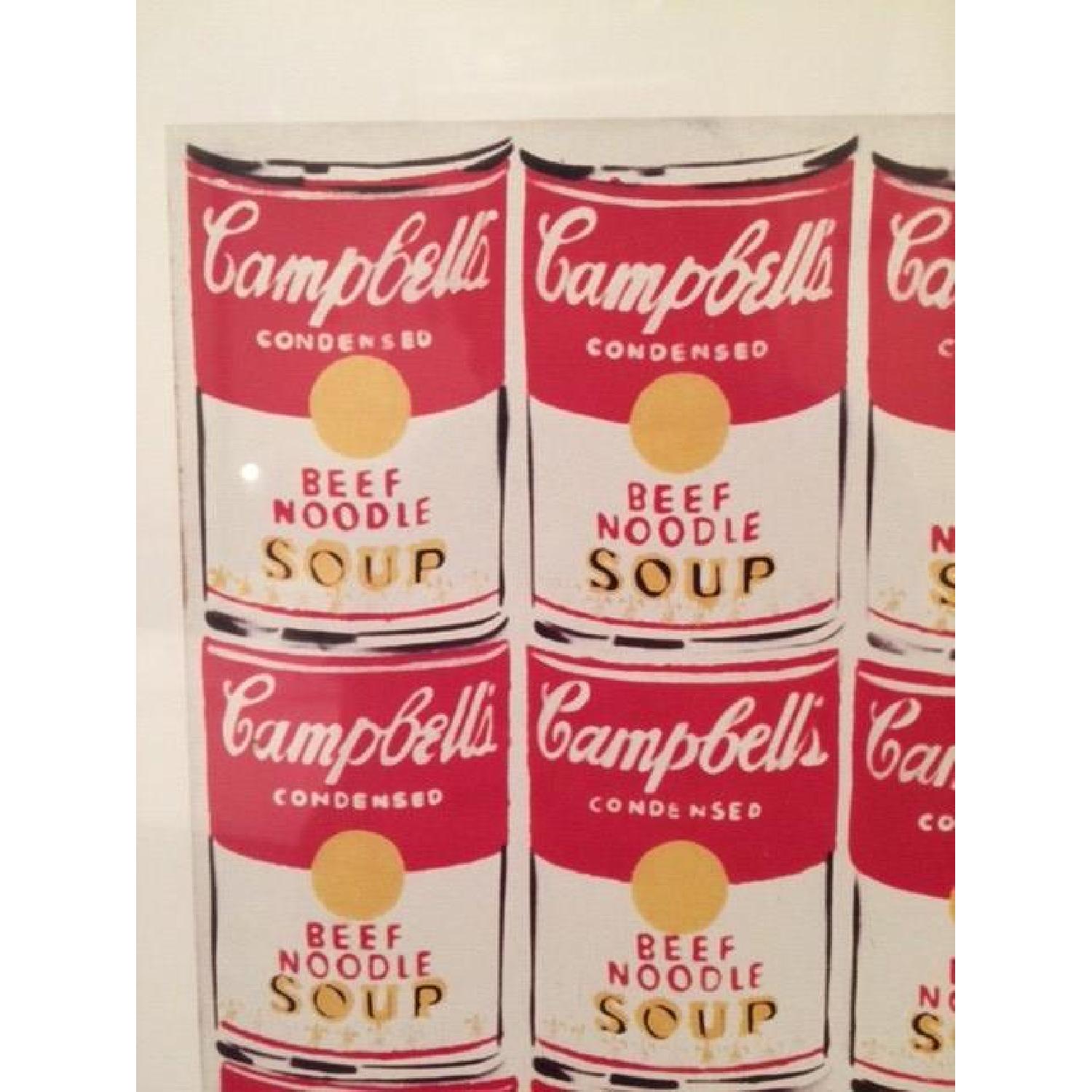 Andy Warhol 1962 Campbells Soup Cans Framed Poster - image-2