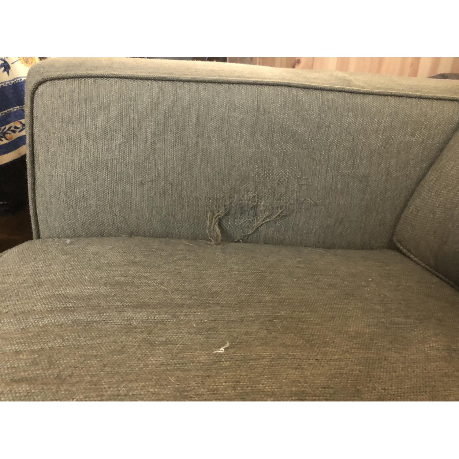 Green Sleeper Sectional Sofa w/ Chaise - image-3