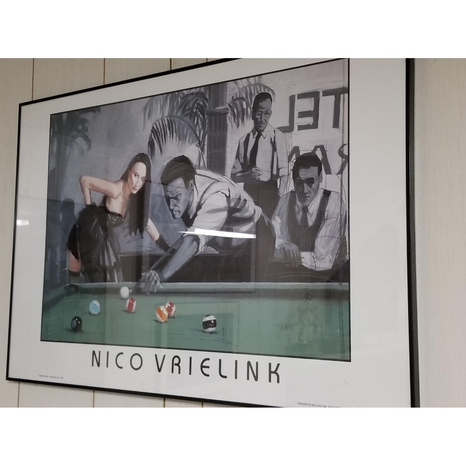 Signed & Framed Nico Vrielink Print - Corner Pocket - image-2