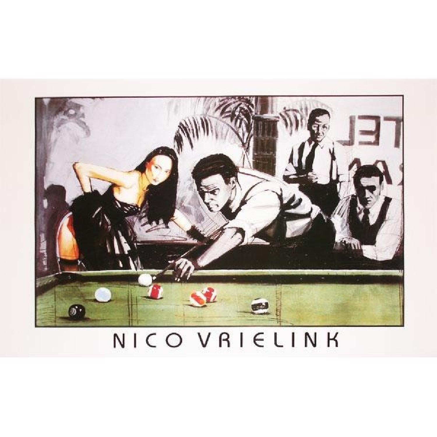 Signed & Framed Nico Vrielink Print - Corner Pocket - image-5