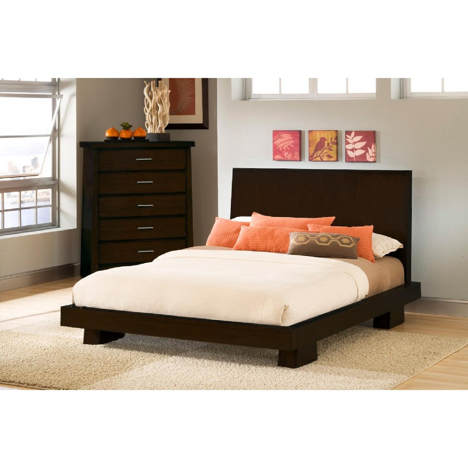 Haiku Designs Hiro Platform Bed Frame in Warm Ebony - image-2