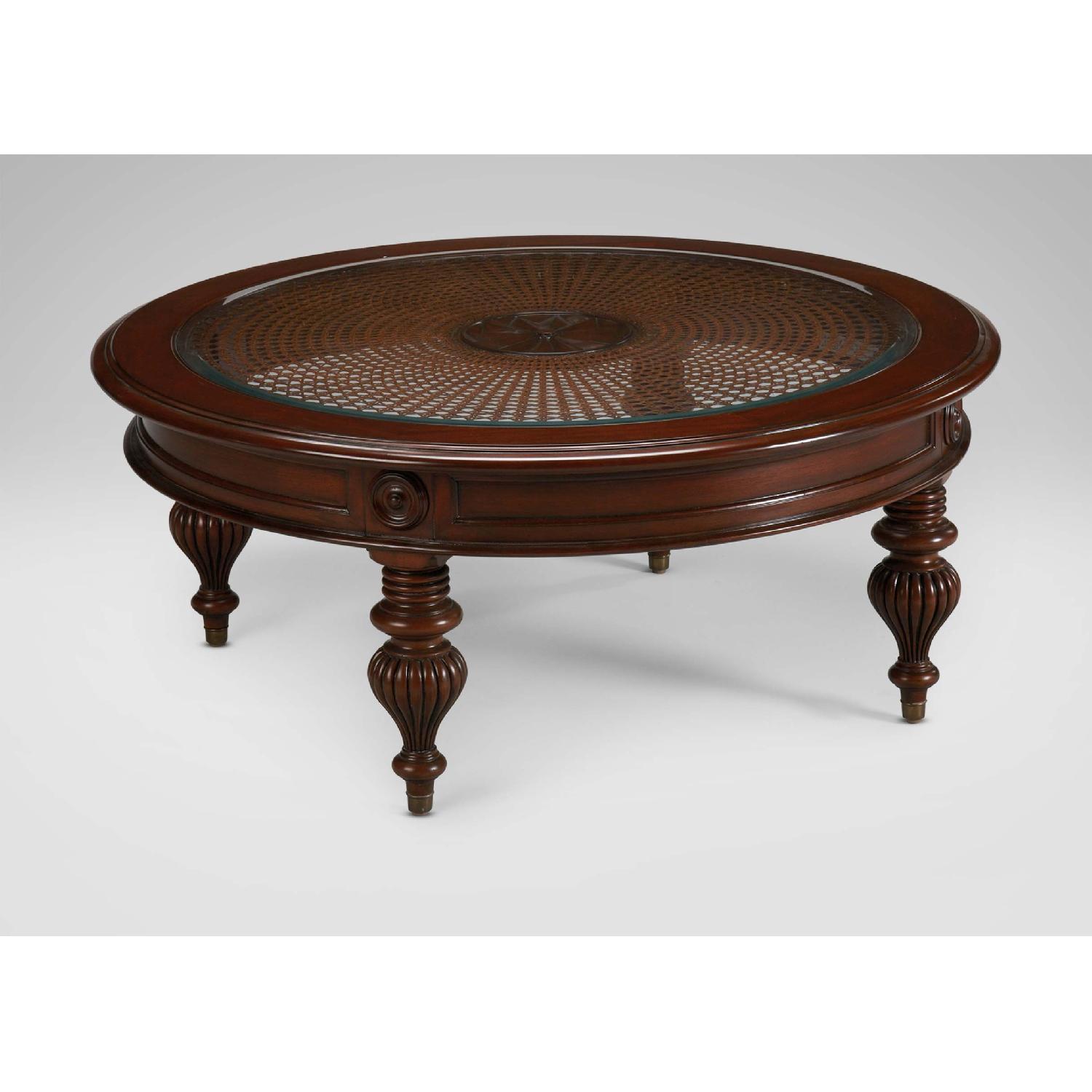 Ethan Allen Maya Round Coffee Table - image-4