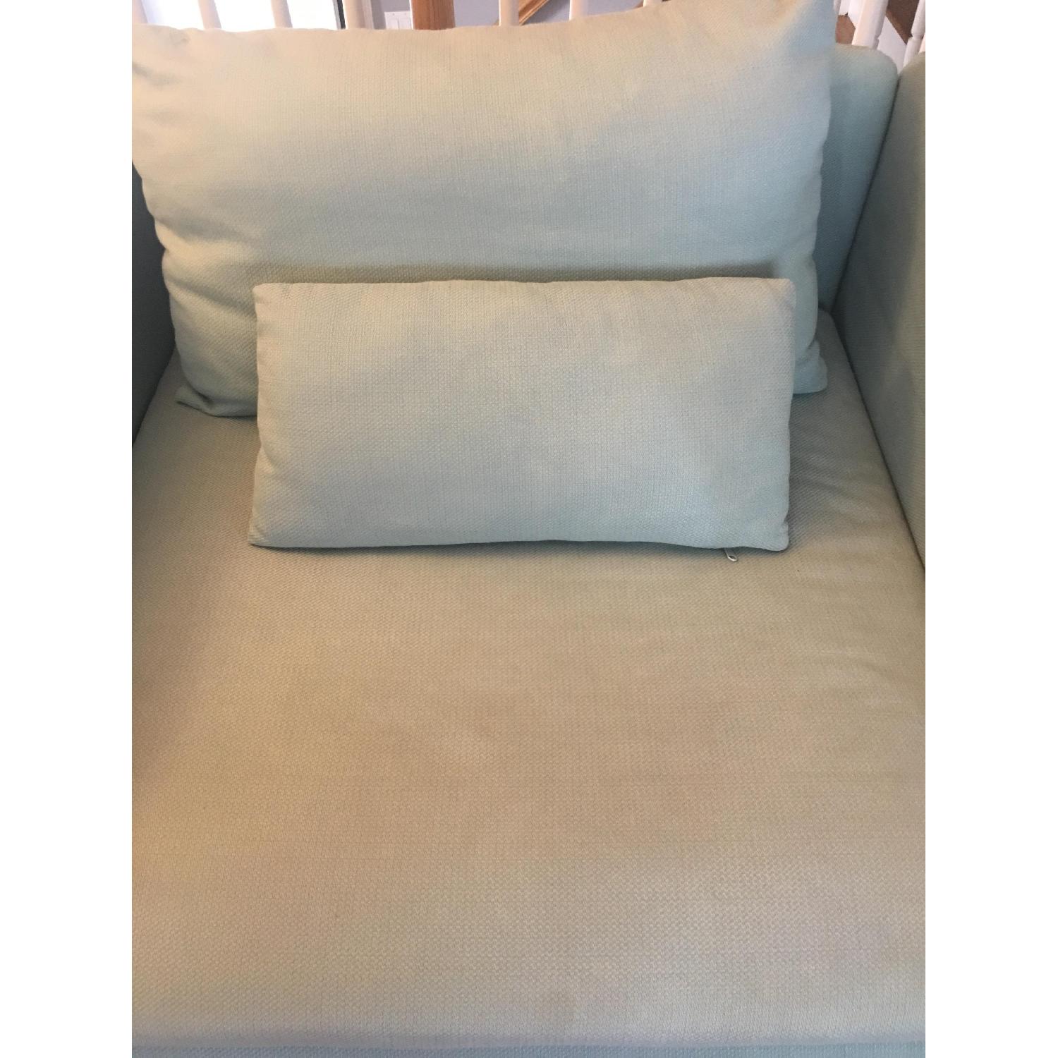Ikea Soderhamn Armchair in Light Turquoise - AptDeco