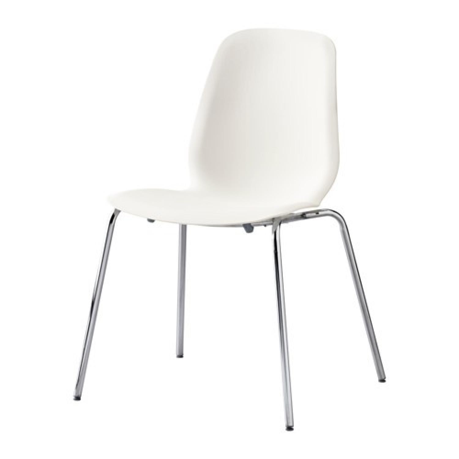 Ikea High Gloss Dining Table w/ 4 Chairs - image-4