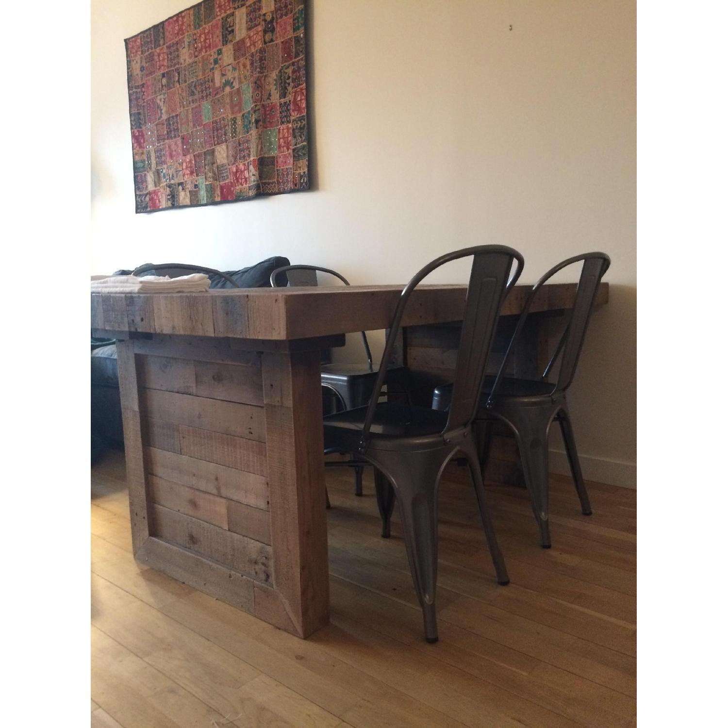 Kosas Home Norman Reclaimed Pine Extendable Dining Table AptDeco