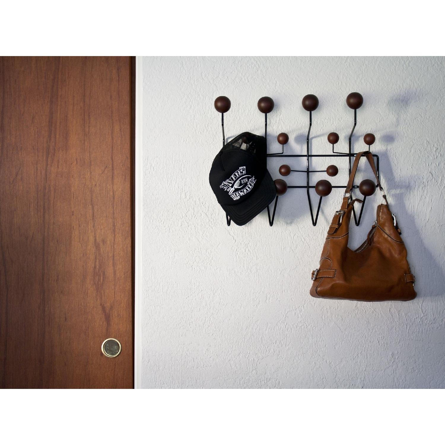 Eames Hang-It-All Black & Walnut Coat Rack Replica - image-3