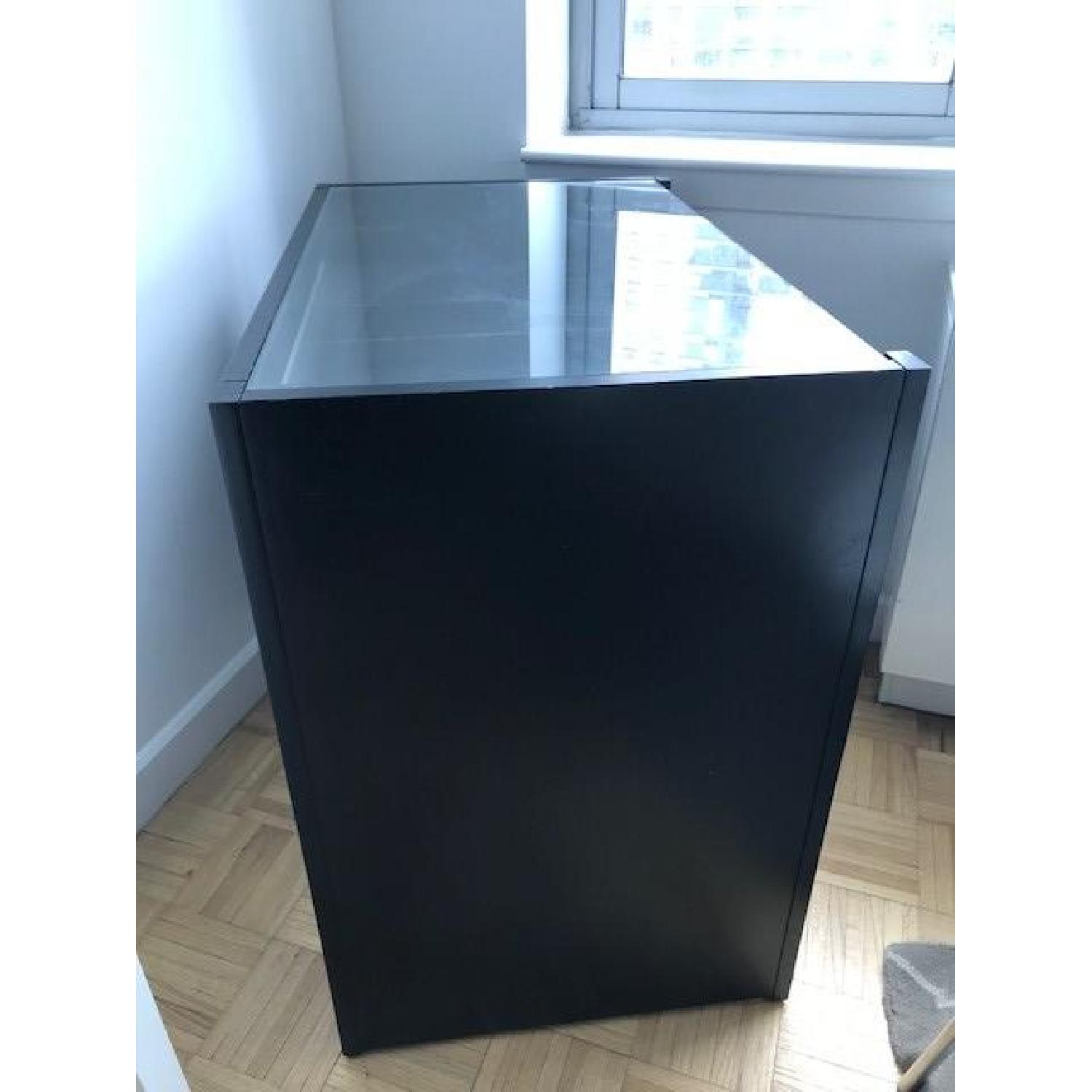 Crate & Barrel Reese Ebony Compact Office - image-1