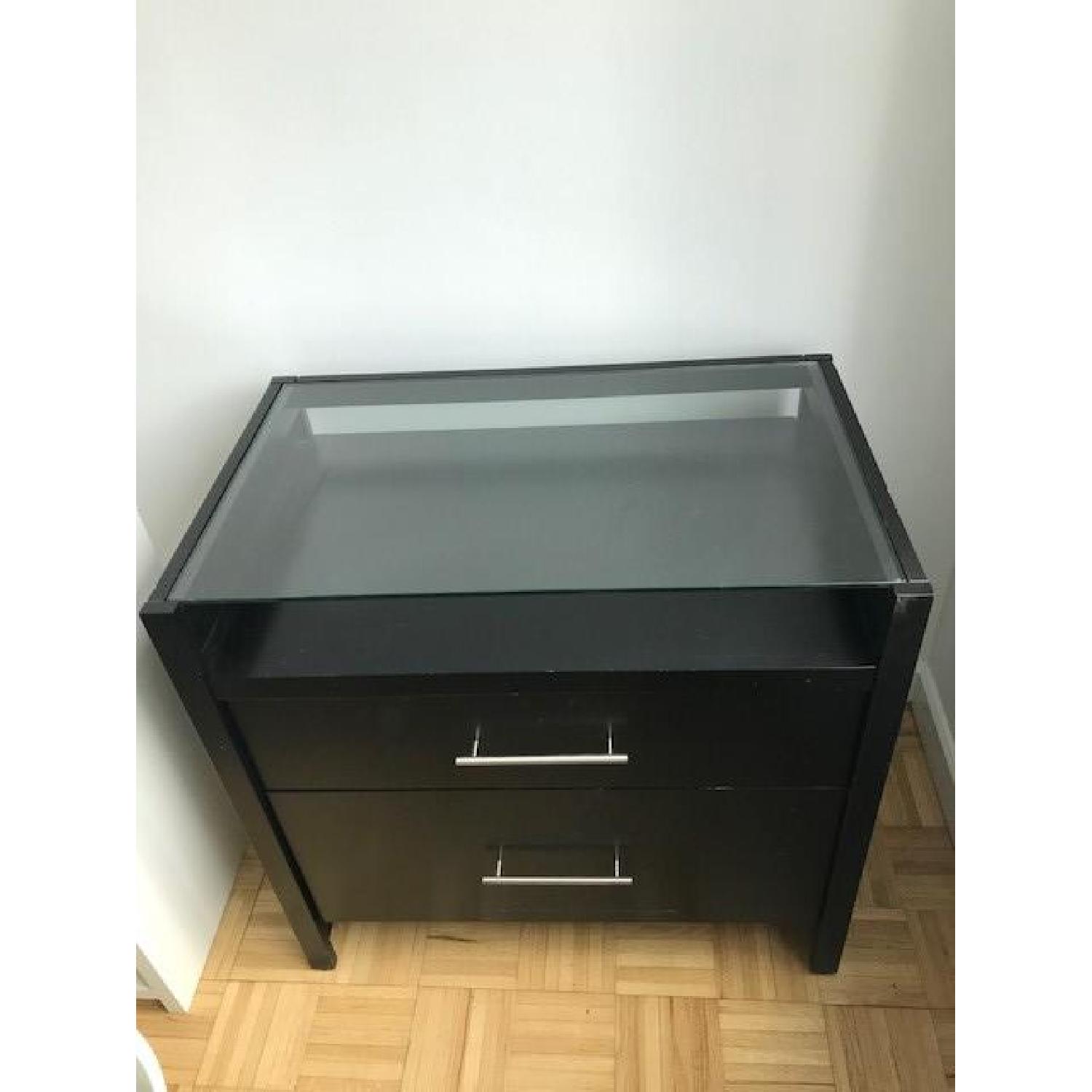 Crate & Barrel Reese Ebony Compact Office - image-2
