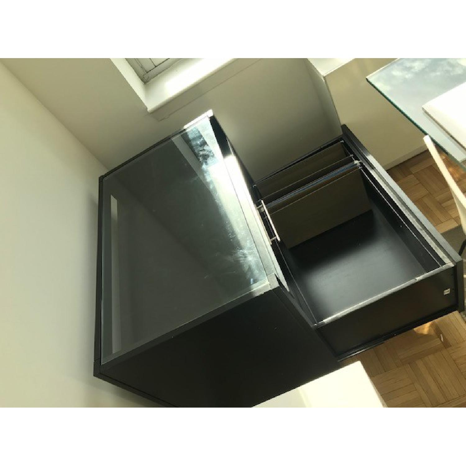 Crate & Barrel Reese Ebony Compact Office - image-5