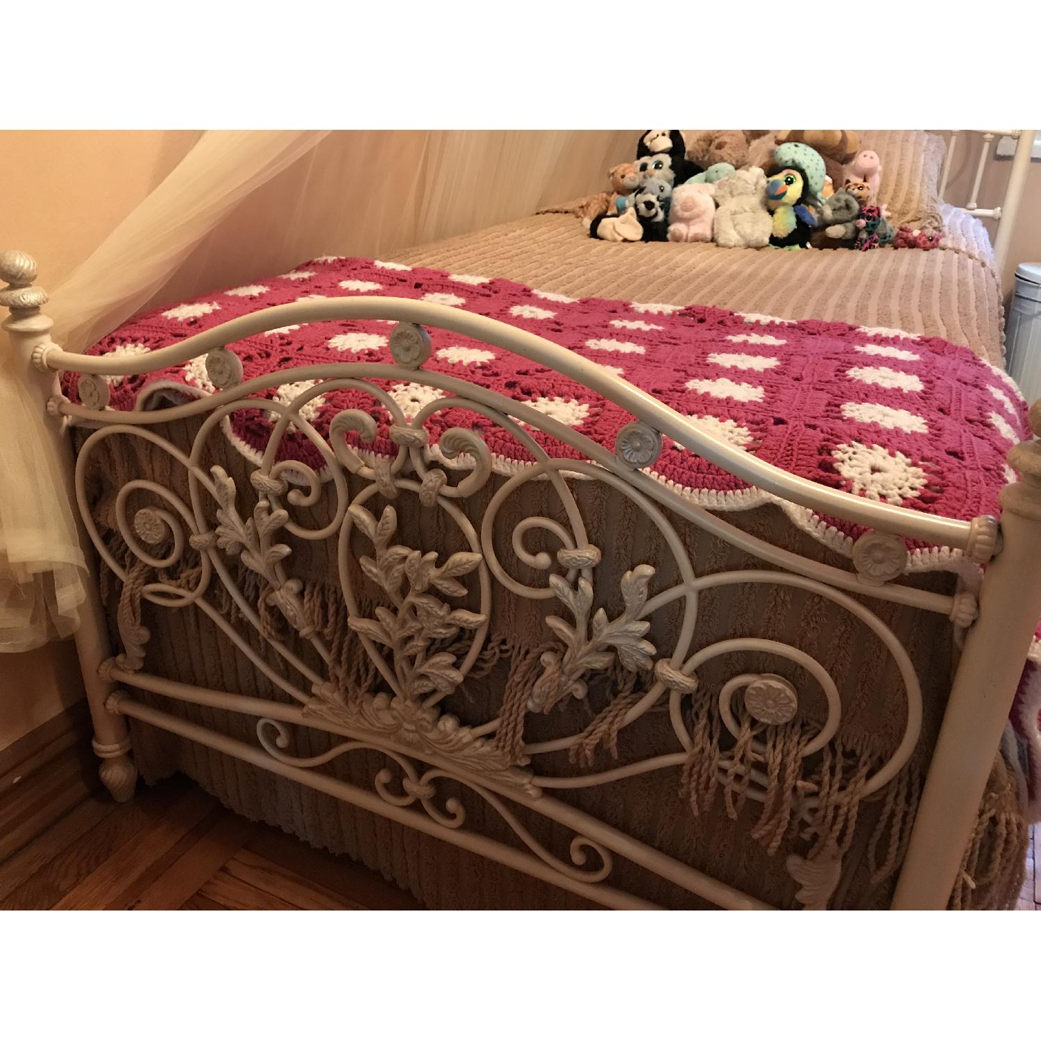 Jessica McClintock Twin Iron Bed Frame - image-2