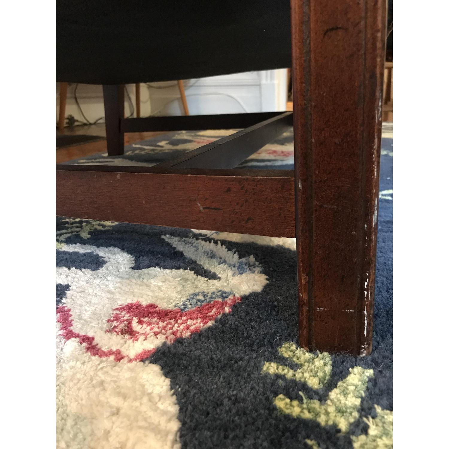 Ethan Allen Elephant Print Wingback Chair - image-5
