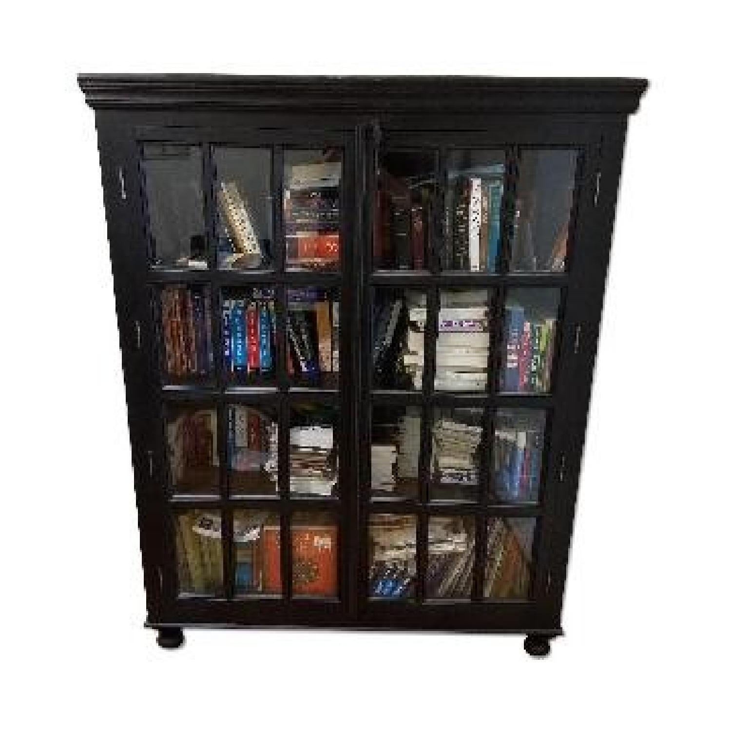 Crate & Barrel 4-Shelves Faulkner Library Cabinet - image-2