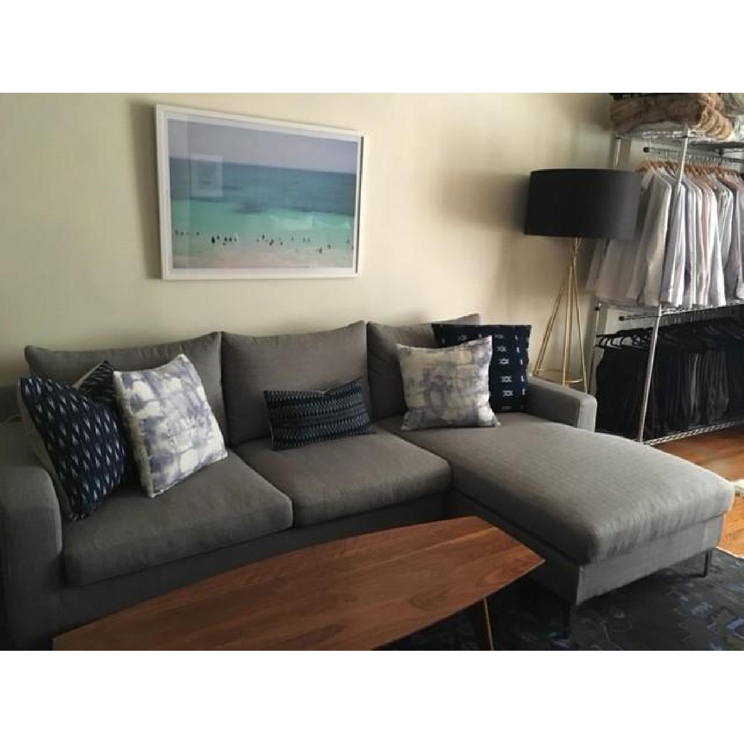 Interior Define Sloan Right Chaise Sectional Couch AptDeco