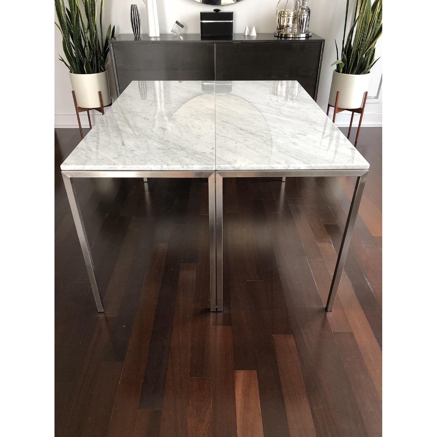 Room & Board Custom Parsons Table w/ Marble Top - image-2