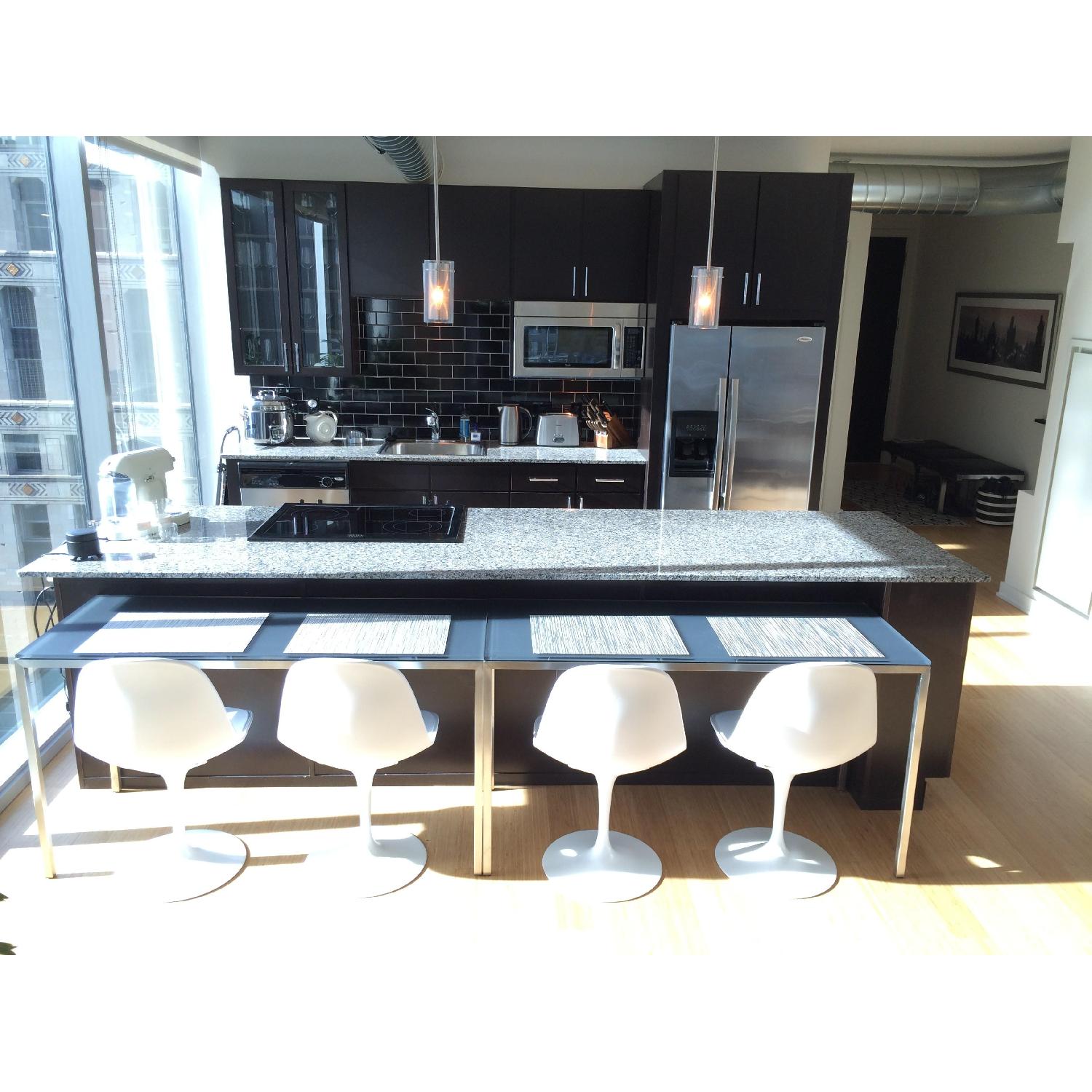 Room & Board Custom Parsons Table w/ Marble Top - image-5