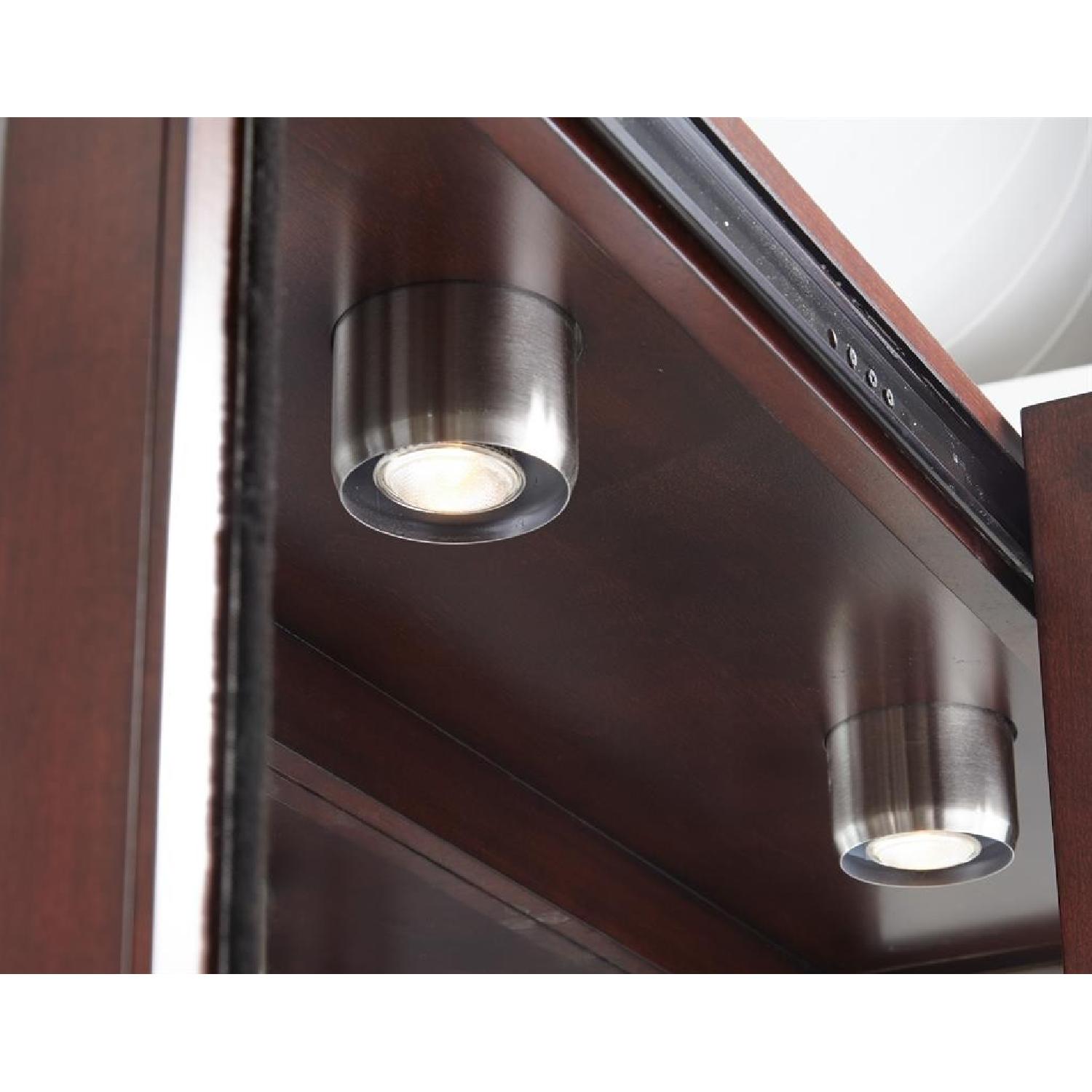 Pulaski Cherry Two Way Sliding Door Curio Cabinet - image-4