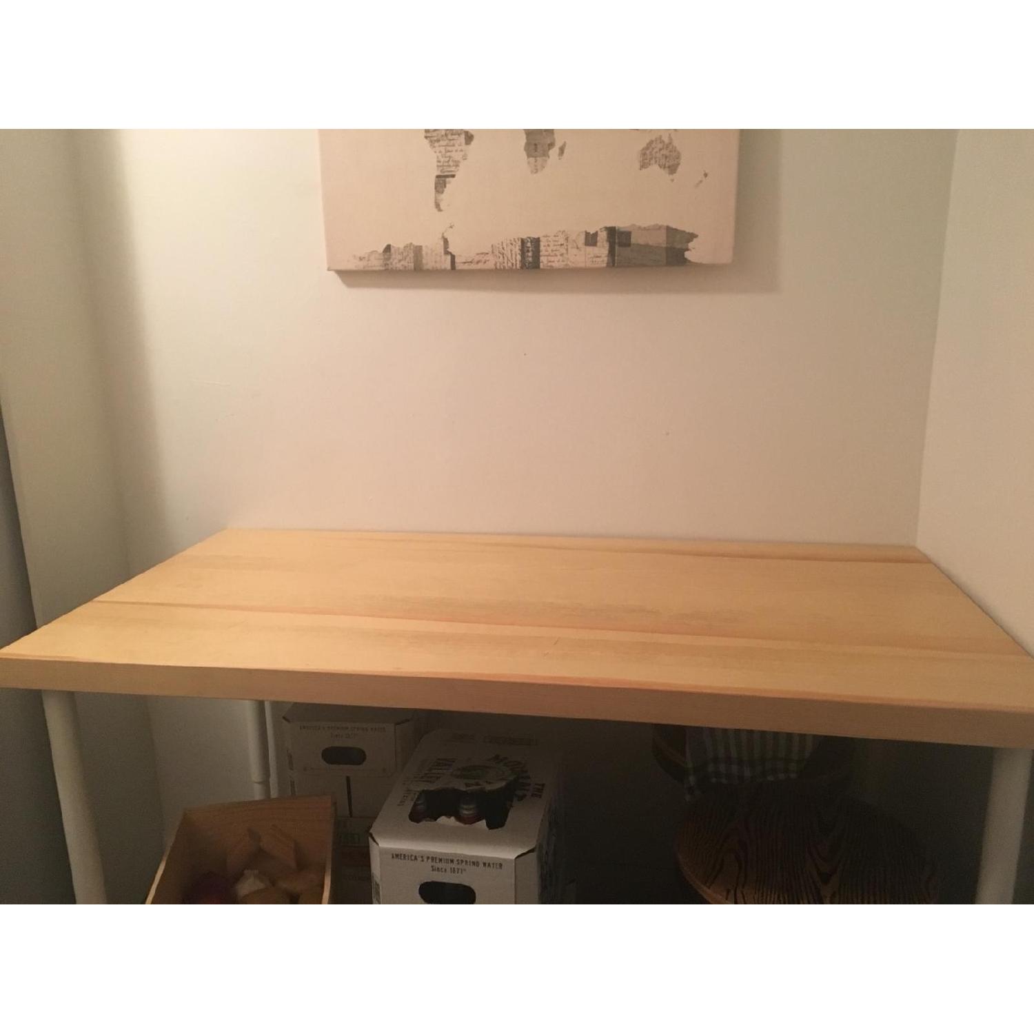 Ikea Table Top w/ Gerton Adjustable Legs - image-5