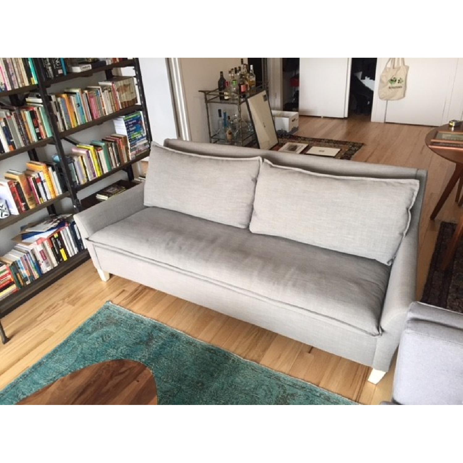 West Elm Bliss Queen Sleeper Sofa in Feather Gray - image-5