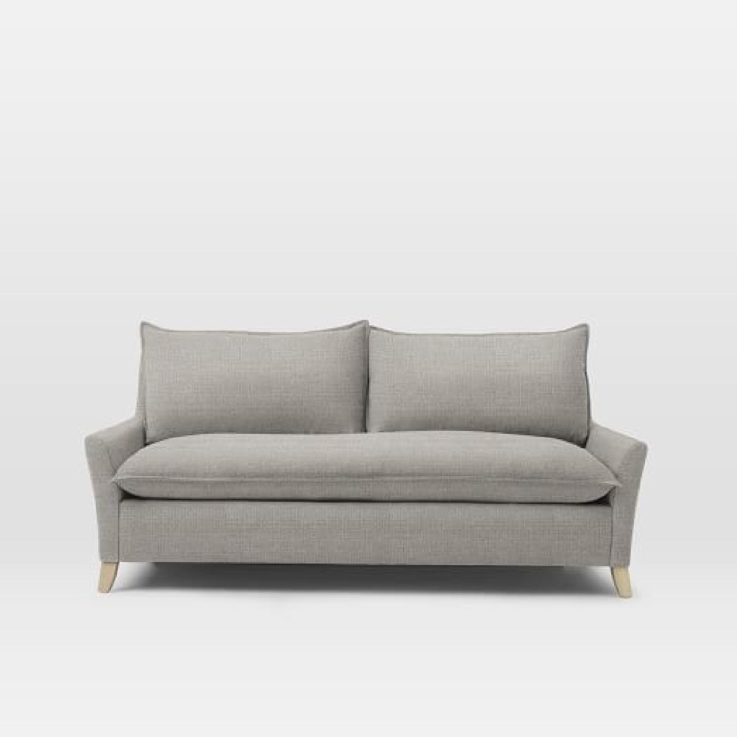 West Elm Bliss Queen Sleeper Sofa in Feather Gray - image-0