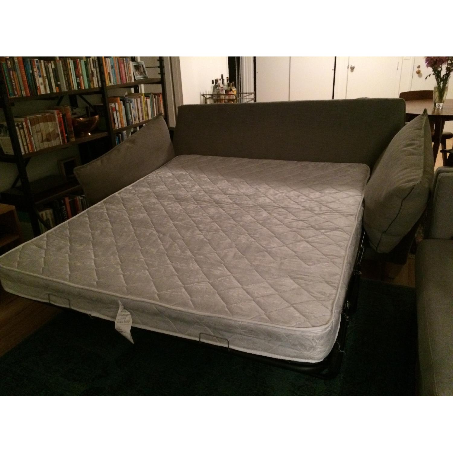 West Elm Bliss Queen Sleeper Sofa in Feather Gray - image-8