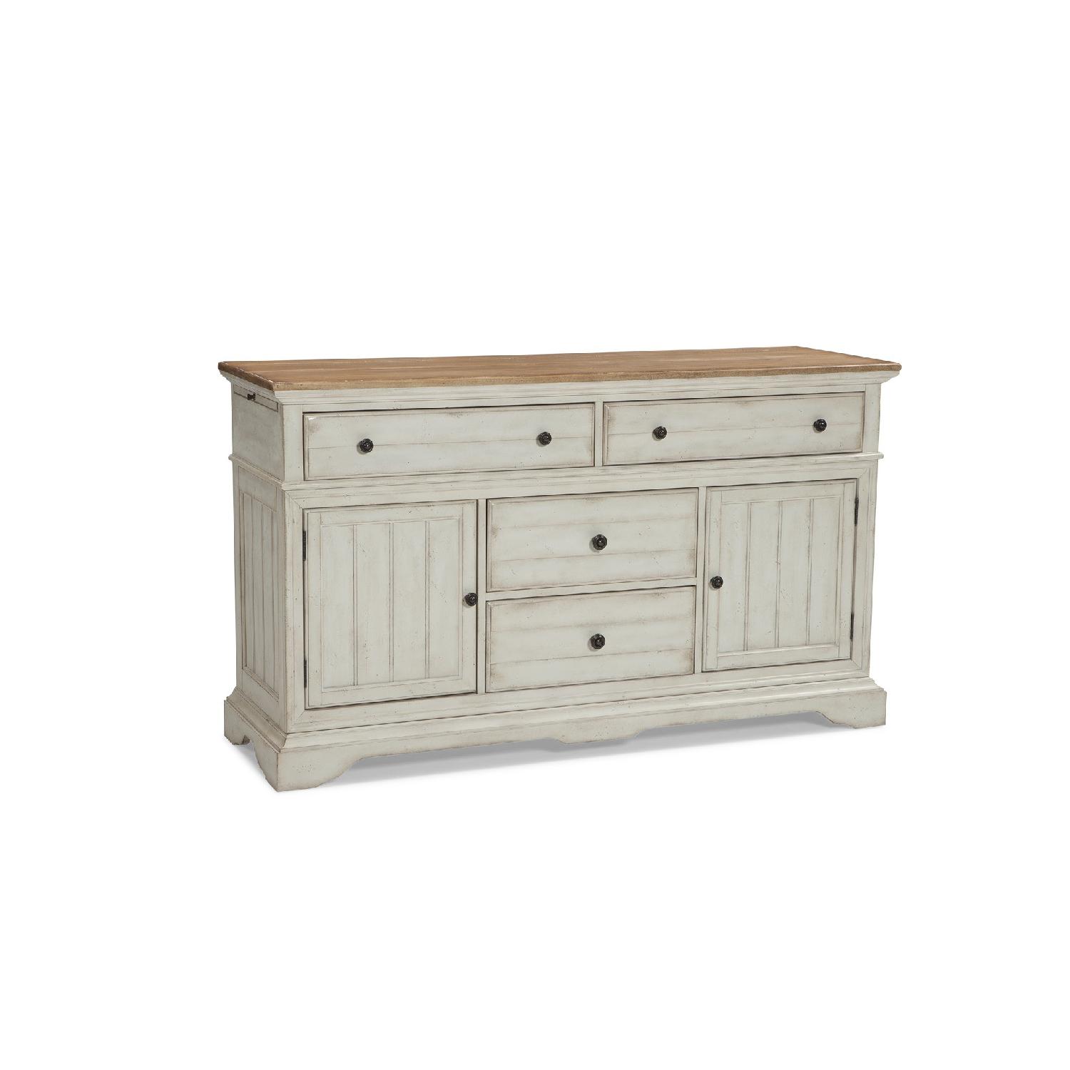 Cresent Fine Furniture Cottage Buffet in Two Tone - image-0