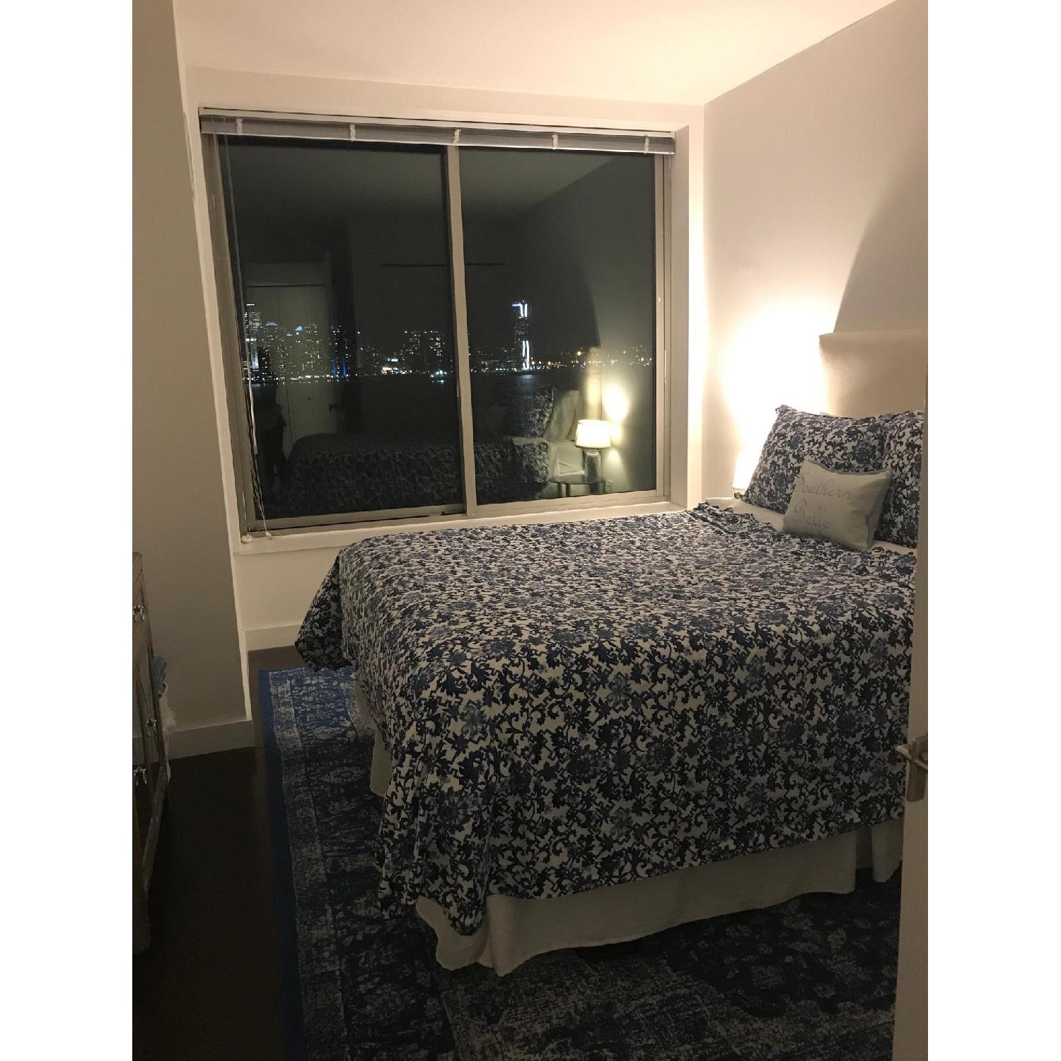 Ivory Cushioned Queen Headboard - image-1