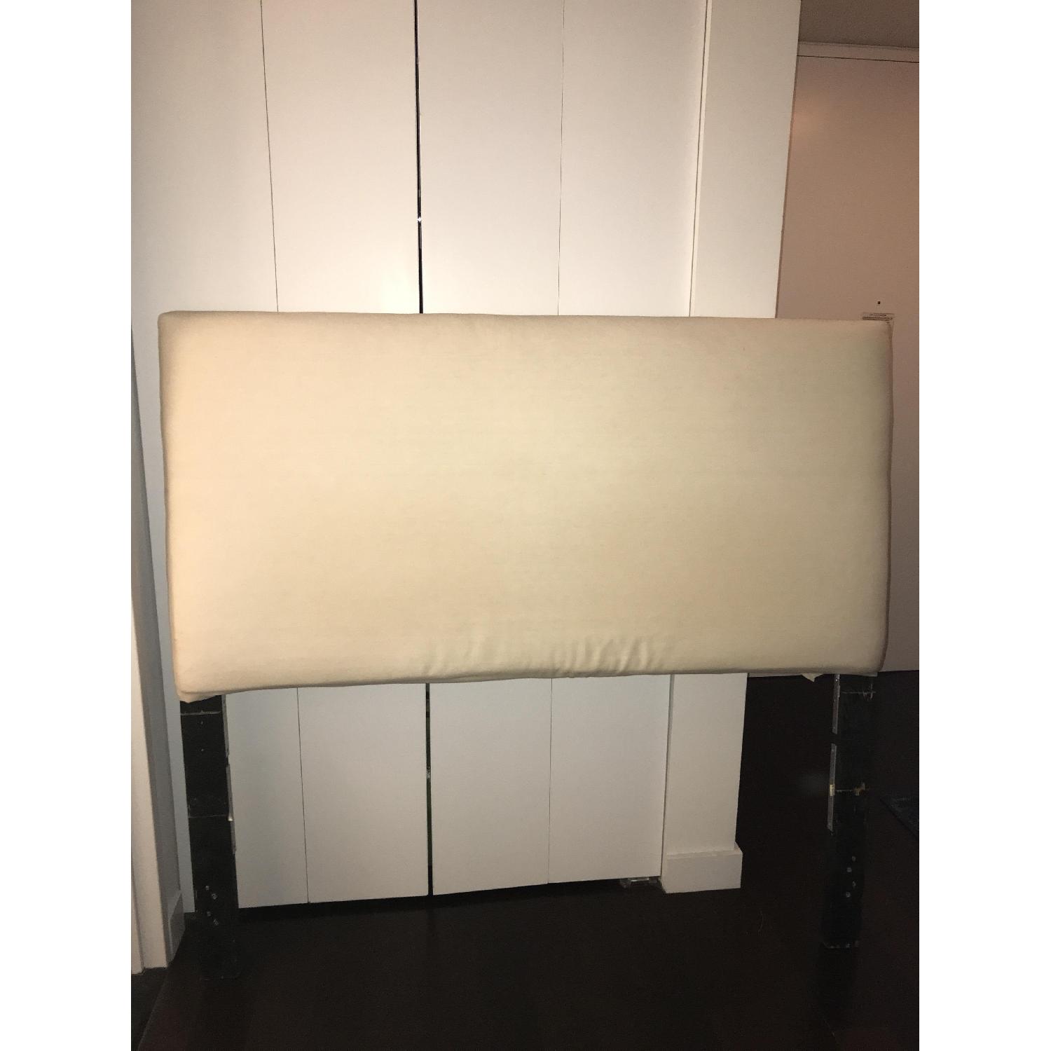 Ivory Cushioned Queen Headboard - image-2