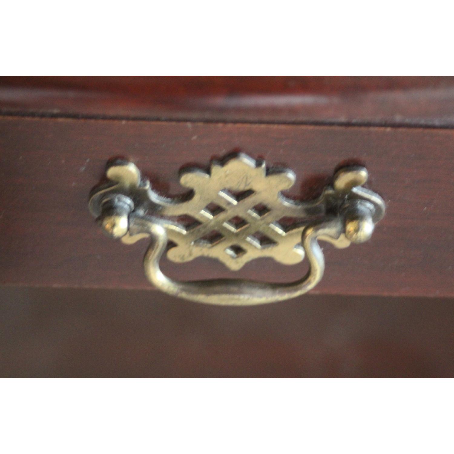 Curved Cherrywood Console Table - image-3