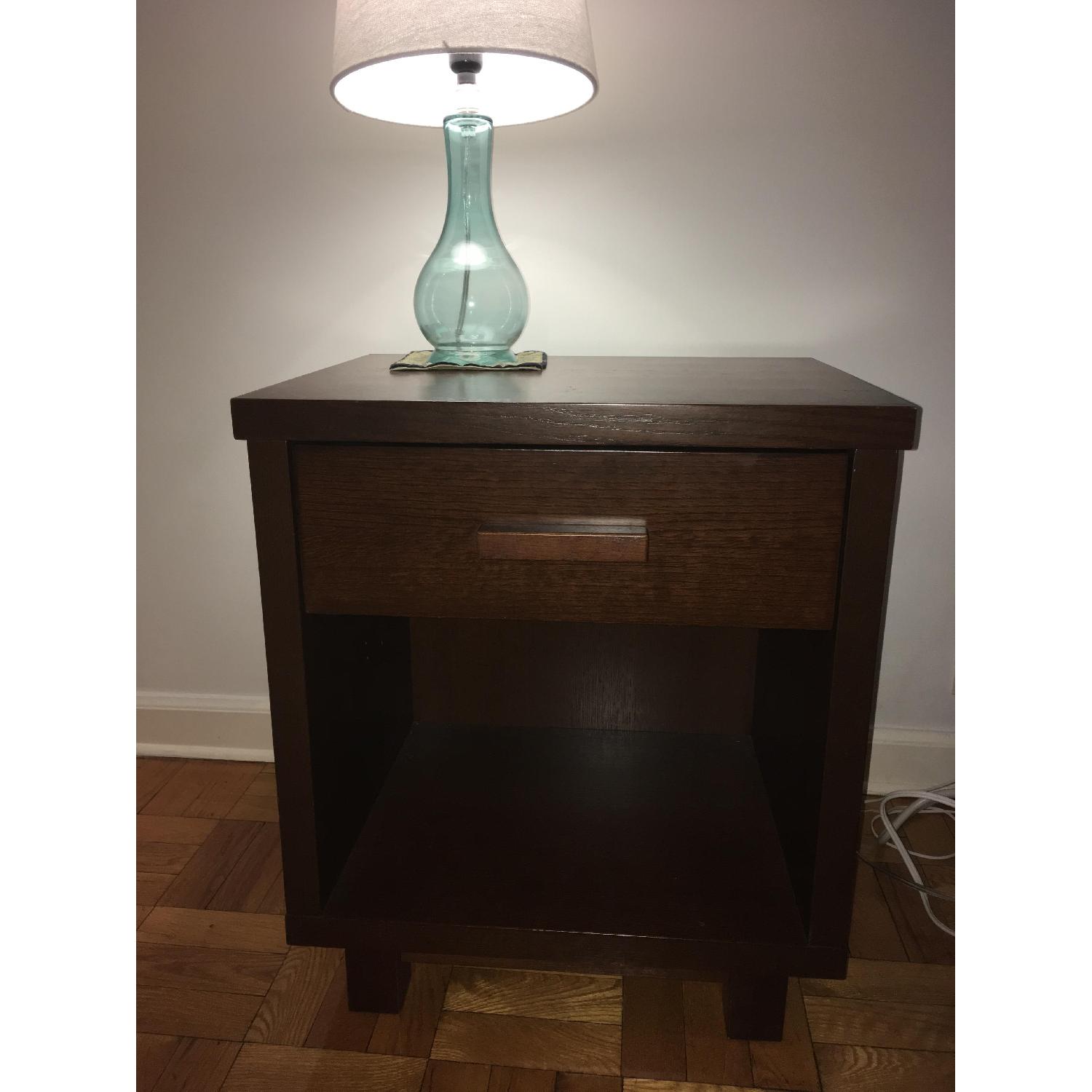 The Land of Nod Oak Park Bedside Table - image-1