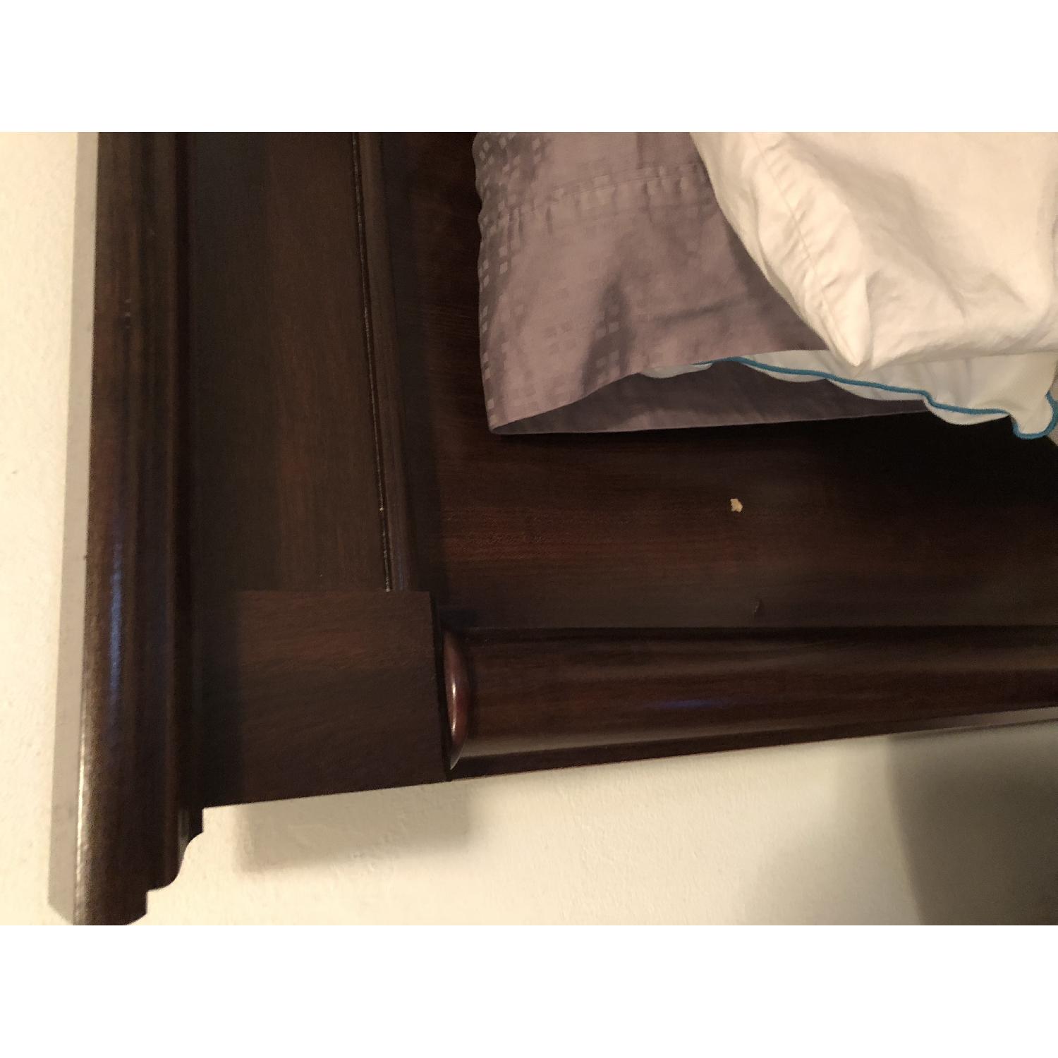 Sauder Palladia Queen Size Platform Bed w/ Headboard - image-3