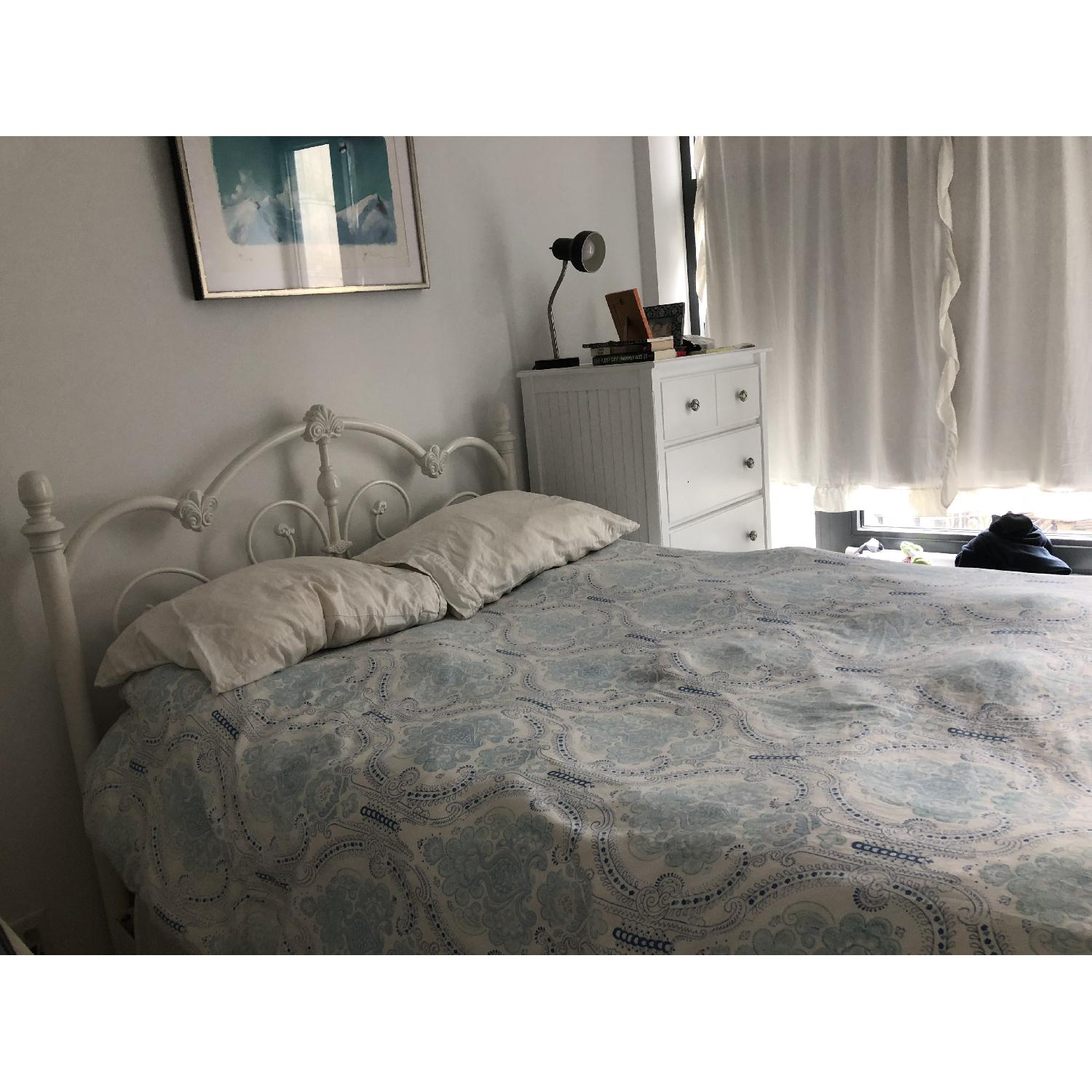 Pottery Barn Wrought Iron Full Size Bed AptDeco