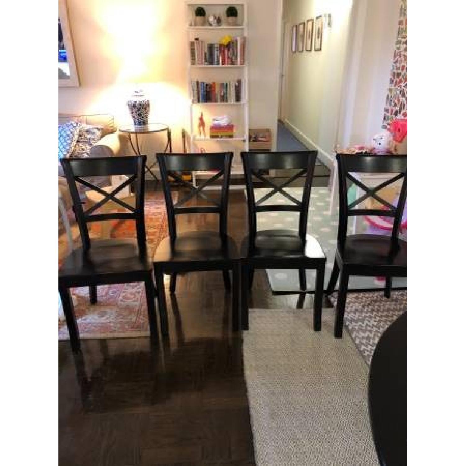 Crate & Barrel Dining Table w/ 4 Chairs - image-4