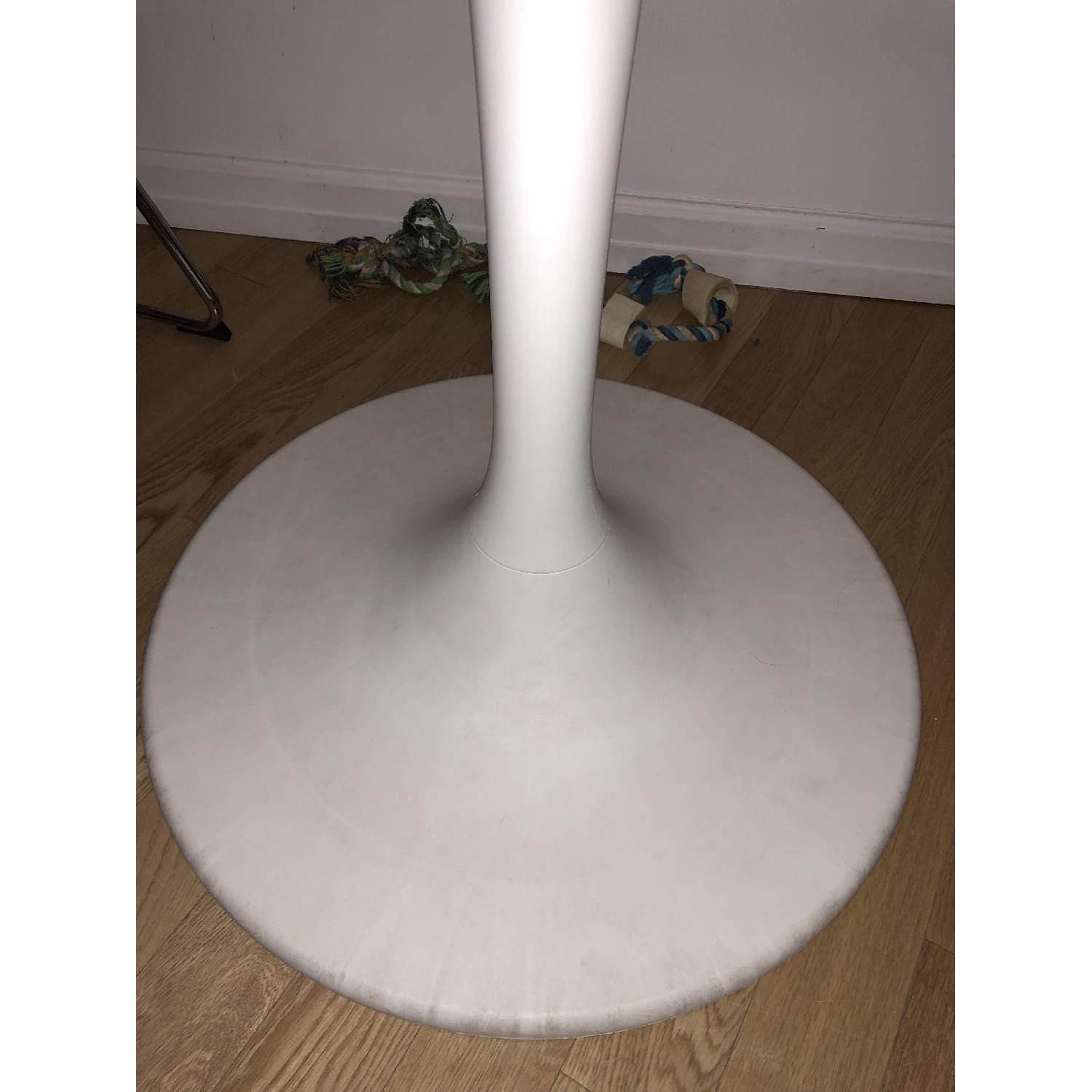 Ikea Docksta White Round Dining Table AptDeco