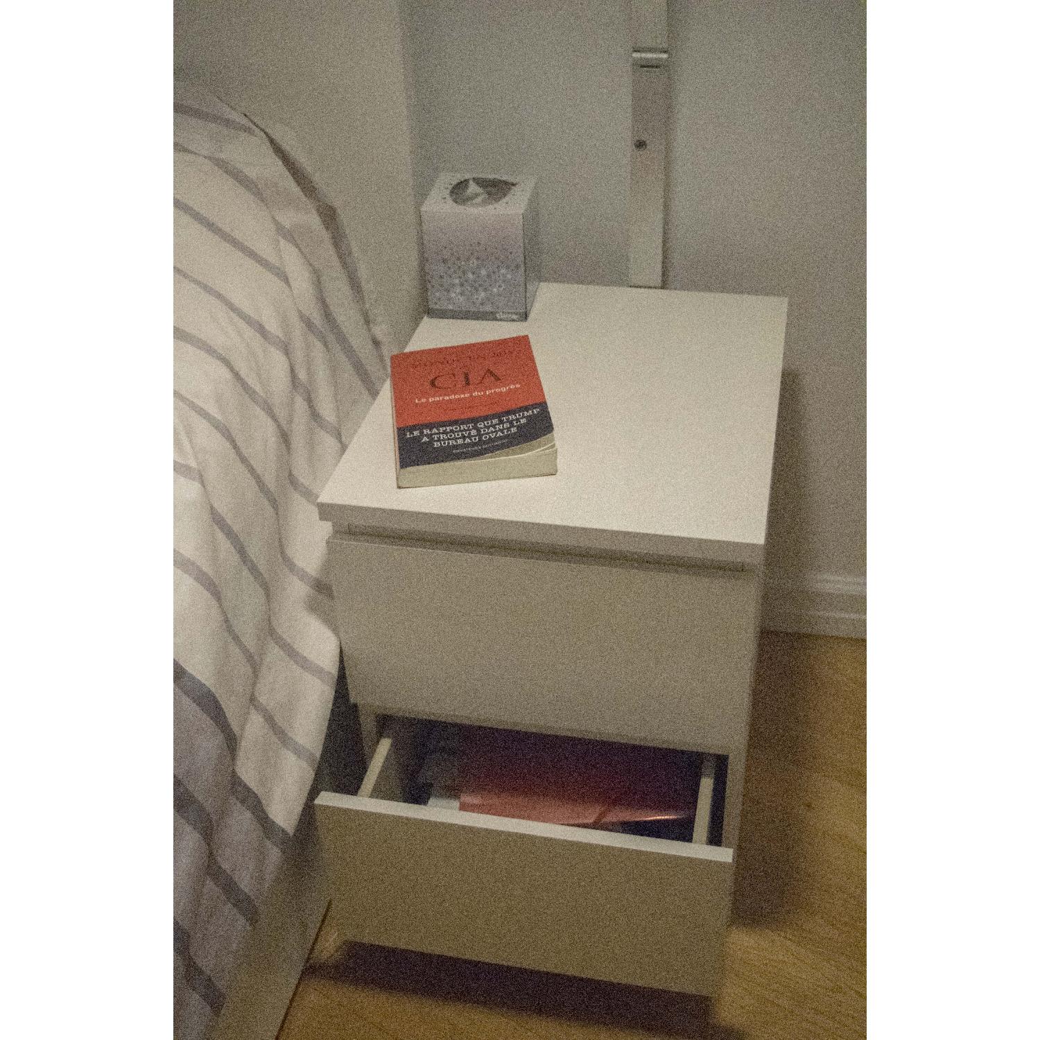 Ikea Malm White 2 Drawer Chest - image-1