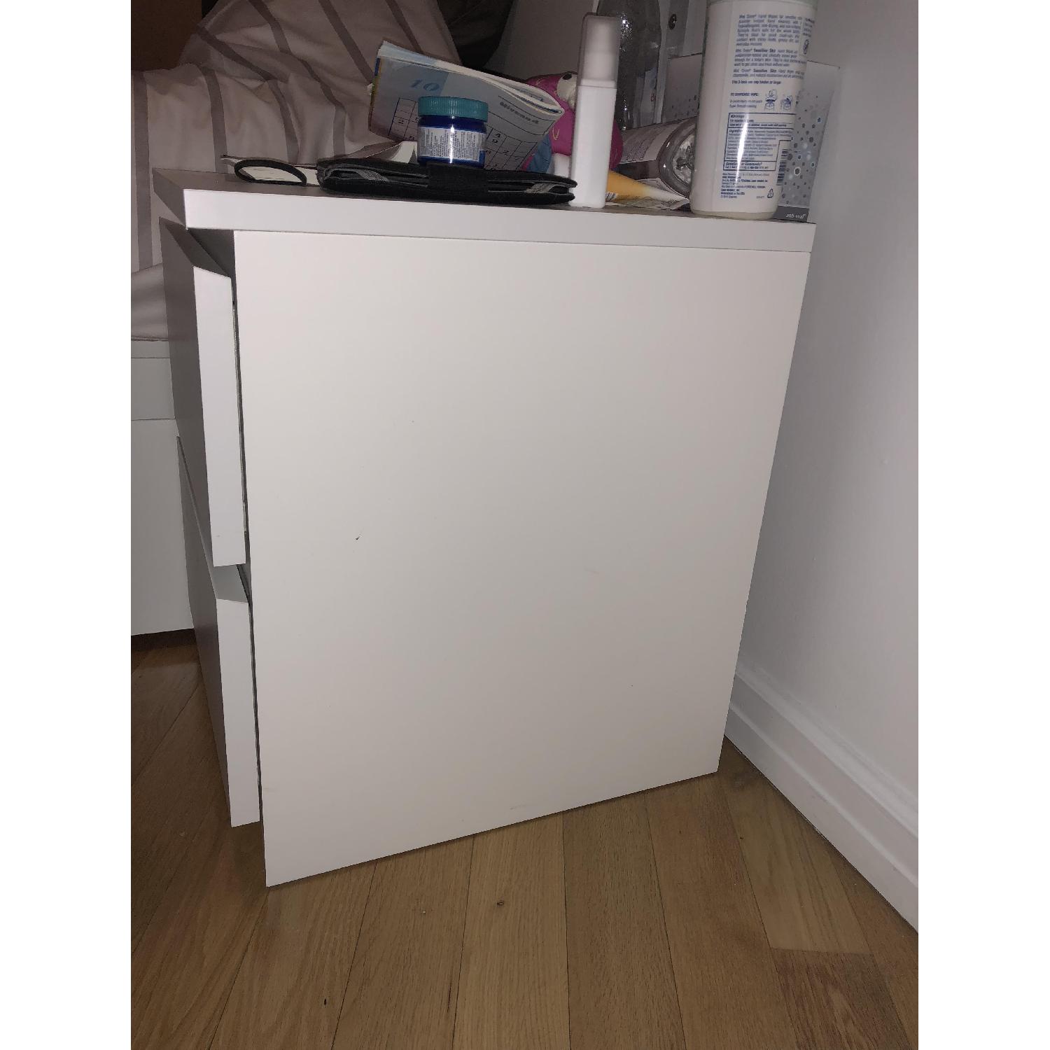 Ikea Malm White 2 Drawer Chest - image-2